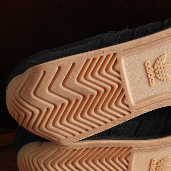 Adidas x Khaite Sneakers Mens SZ 10 Country OG Black Gum Athleisure Suede Shoes main image 5